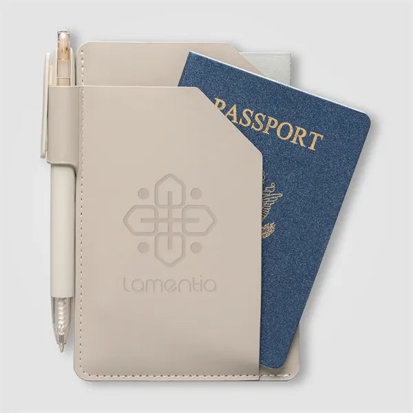 Malmo Passport Holder Notebook - A6 - Debossed