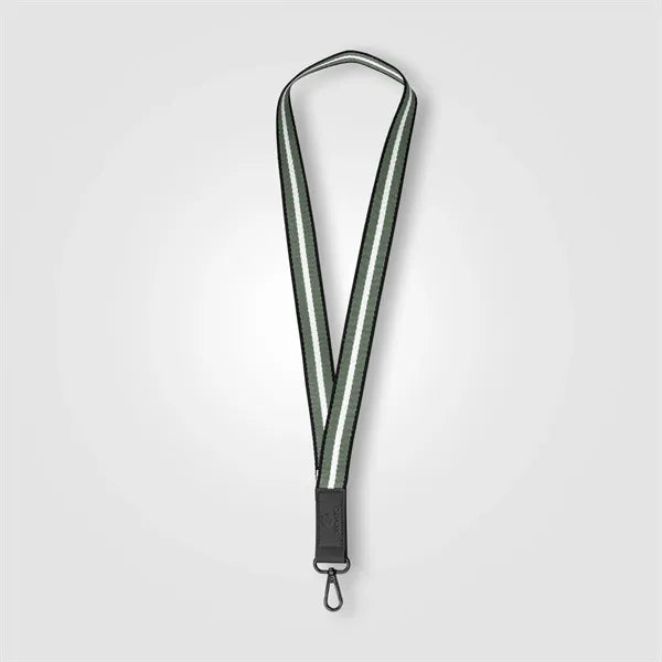 Newport rPET Chevron Phone Lanyard 17.19x1in -Deboss