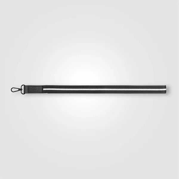 Newport rPET Chevron Phone Lanyard 17.19x1in -Deboss