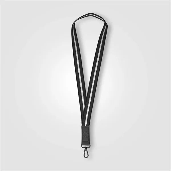 Newport rPET Chevron Phone Lanyard 17.19x1in -Deboss