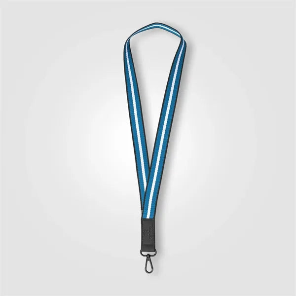 Newport rPET Chevron Phone Lanyard 17.19x1in -Deboss