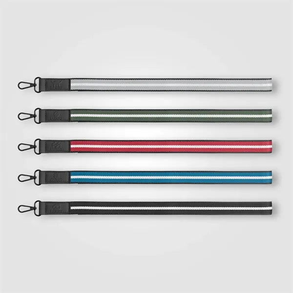 Newport rPET Chevron Phone Lanyard 17.19x1in -Deboss