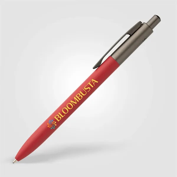 Koro Recycled Aluminum Gunmetal Trim Pen - Full-Color Inkjet