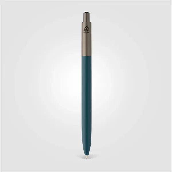 Koro Recycled Aluminum Gunmetal Trim Pen - Full-Color Inkjet