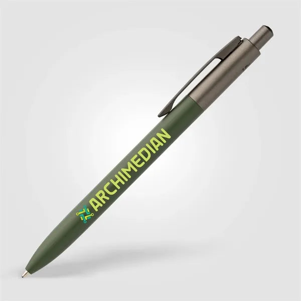 Koro Recycled Aluminum Gunmetal Trim Pen - Full-Color Inkjet