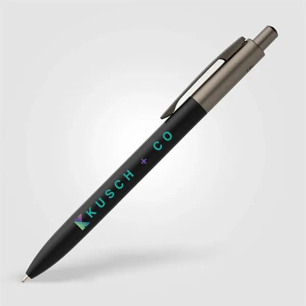 Koro Recycled Aluminum Gunmetal Trim Pen - Full-Color Inkjet