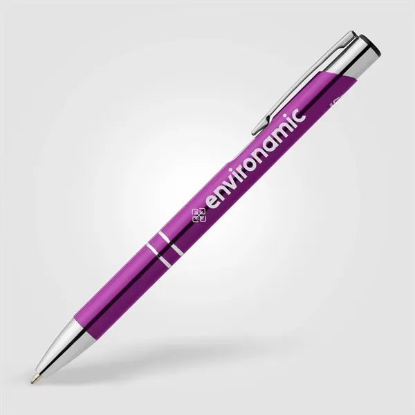 Tres-Chic Recycled Aluminum Metallic Chrome Trim Pen - Laser