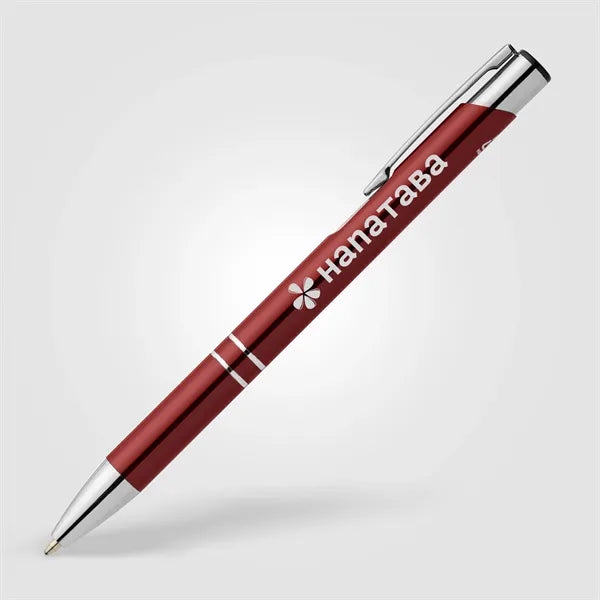 Tres-Chic Recycled Aluminum Metallic Chrome Trim Pen - Laser