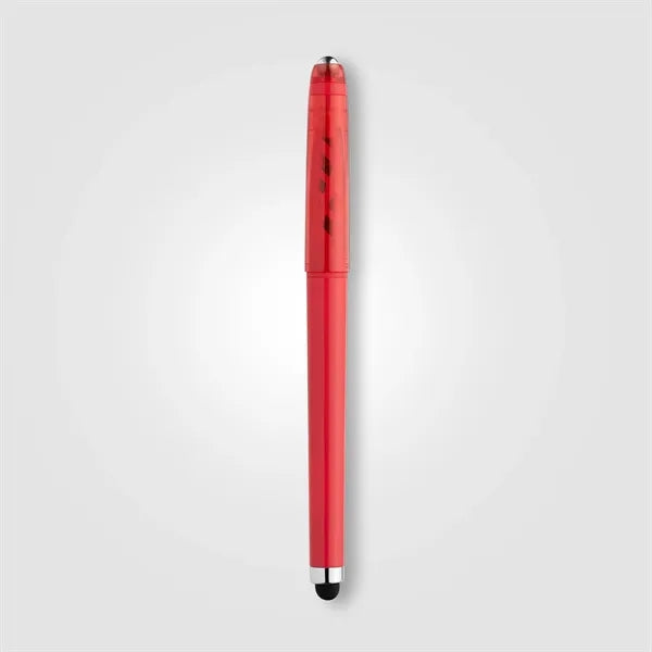 Prism Recycled Plastic Fidget Ball Stylus Gel Pen