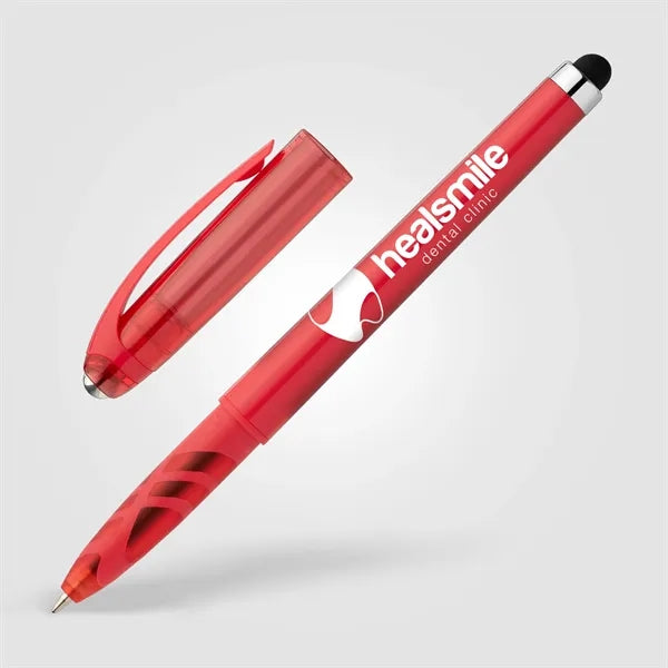 Prism Recycled Plastic Fidget Ball Stylus Gel Pen