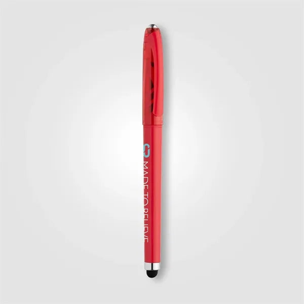 Prism Recycled Plastic Fidget Ball Stylus Gel Pen - ColorJet