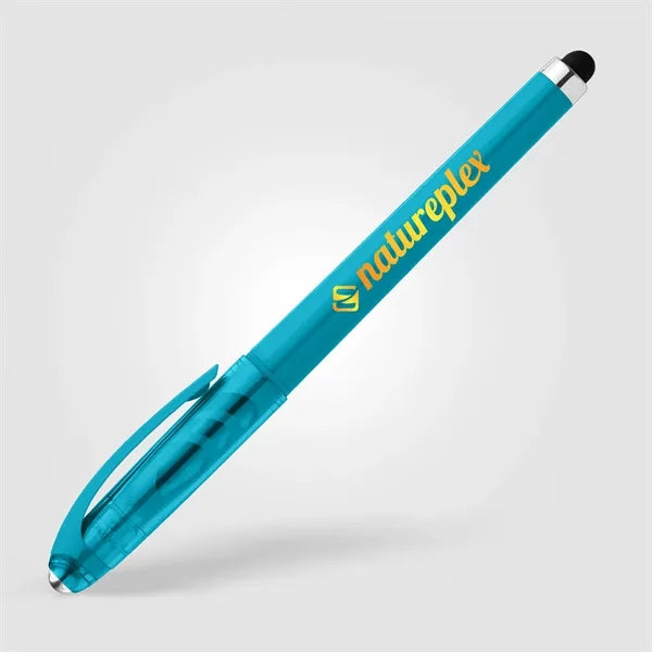Prism Recycled Plastic Fidget Ball Stylus Gel Pen - ColorJet