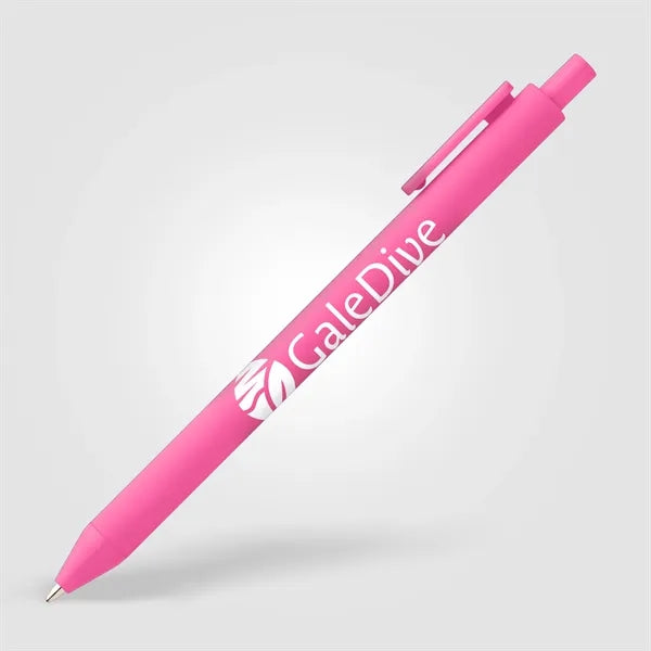 Bloom Recycled Plastic Retractable Soft Touch Pen