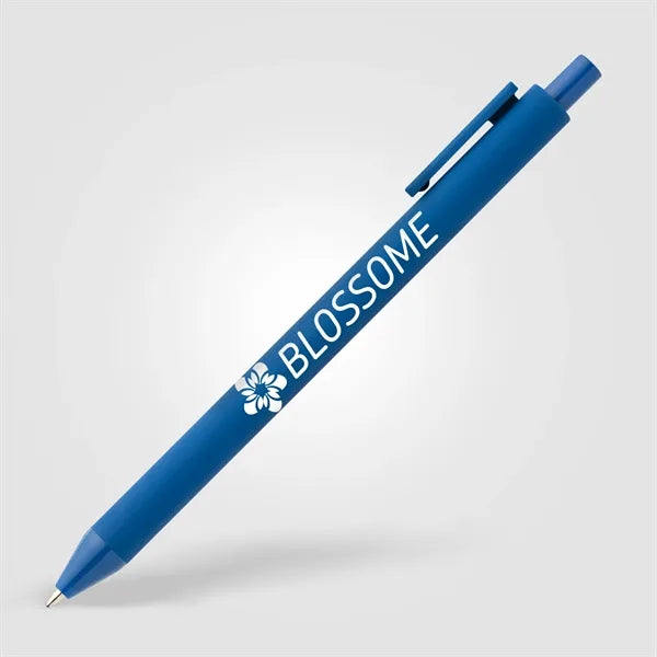 Bloom Recycled Plastic Retractable Soft Touch Pen