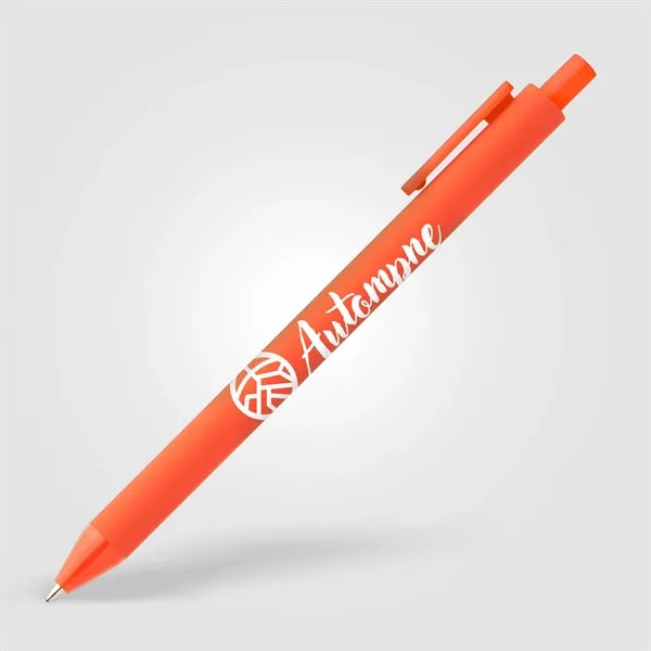Bloom Recycled Plastic Retractable Soft Touch Pen