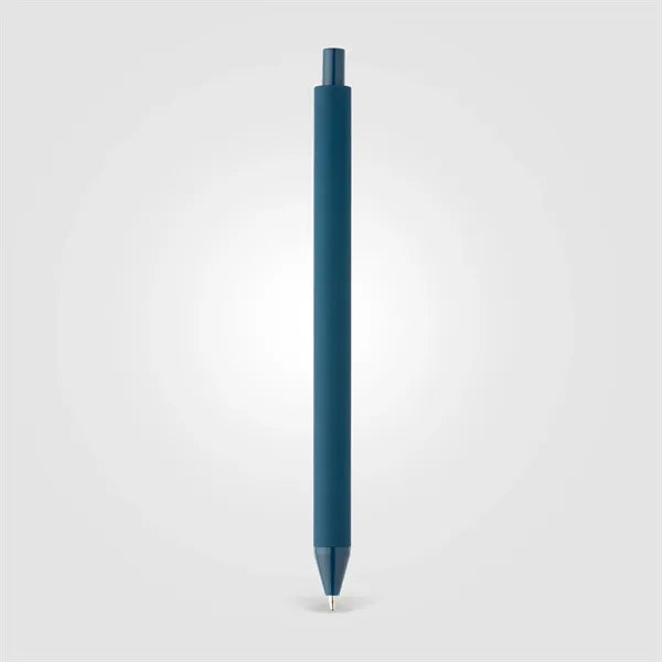 Bloom Recycled Plastic Retractable Soft Touch Pen - ColorJet