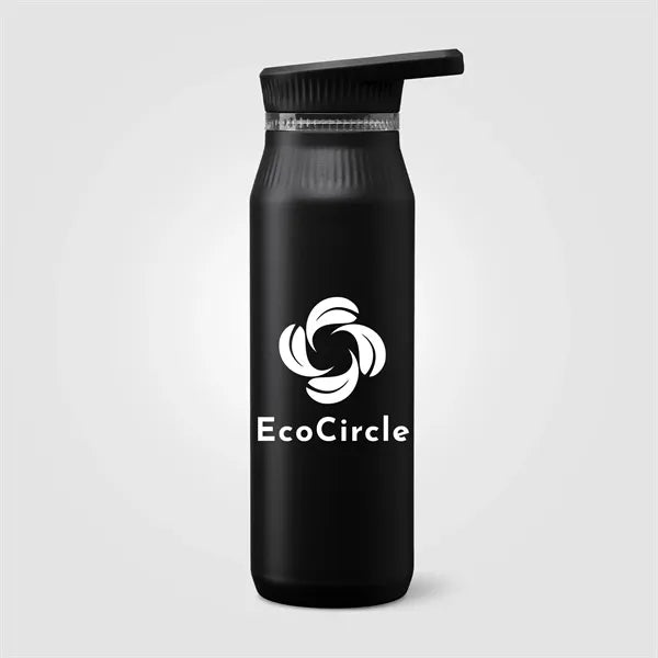 Majesty Recycled Stainless Steel Dual-Lid Bottle - 25 oz.
