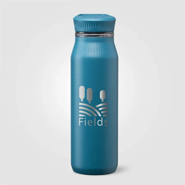 Majesty Recycled Stainless Steel Dual-Lid Bottle - 25 oz.