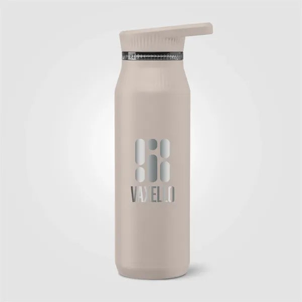 Majesty Recycled Stainless Steel Dual-Lid Bottle - 25 oz.