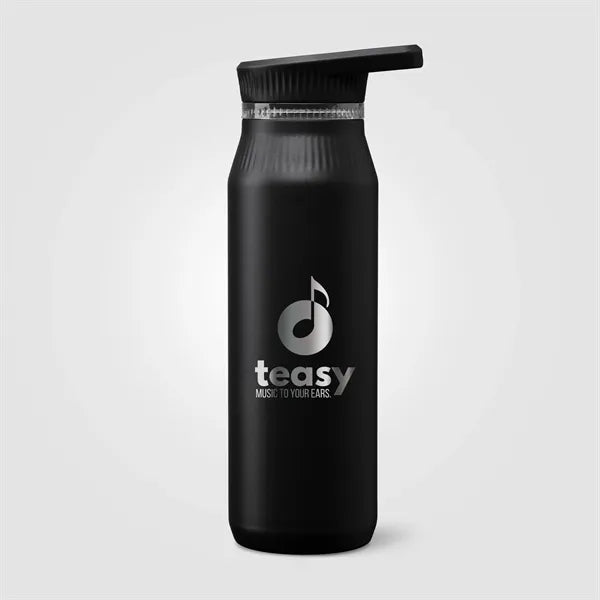 Majesty Recycled Stainless Steel Dual-Lid Bottle - 25 oz.