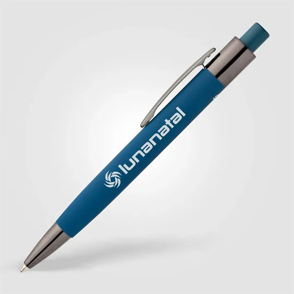 Malmo Recycled Aluminum Soft Touch Barrel Pen - Laser