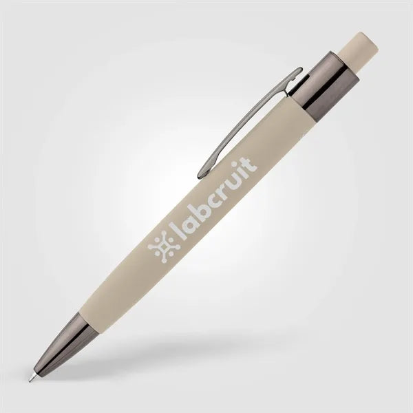 Malmo Recycled Aluminum Soft Touch Barrel Pen - Laser
