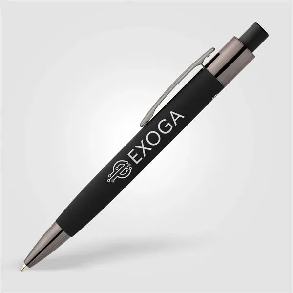 Malmo Recycled Aluminum Soft Touch Barrel Pen - Laser