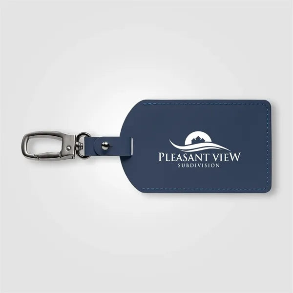 Malmo Recycled Plastic Metal Carabiner Luggage Tag
