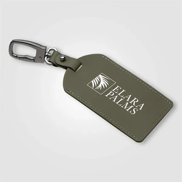 Malmo Recycled Plastic Metal Carabiner Luggage Tag