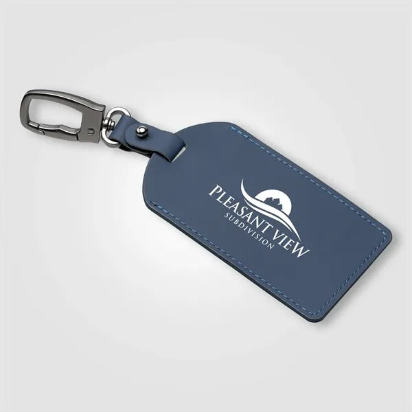 Malmo Recycled Plastic Metal Carabiner Luggage Tag