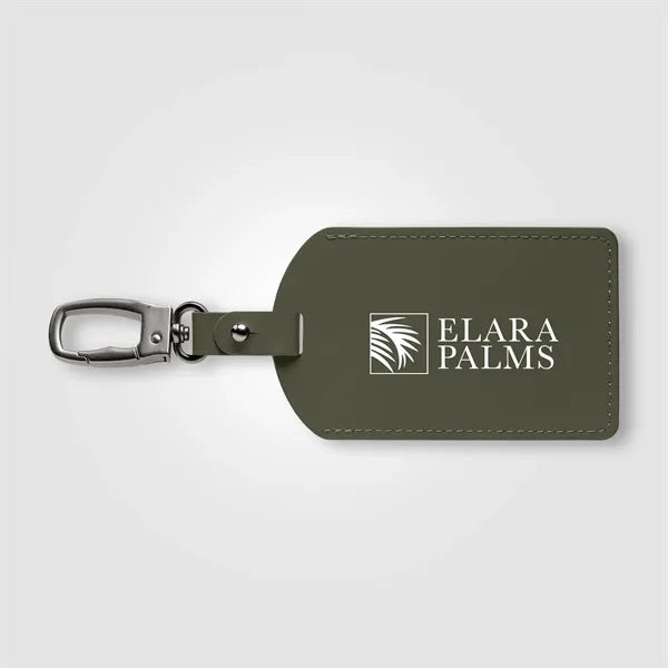 Malmo Recycled Plastic Metal Carabiner Luggage Tag