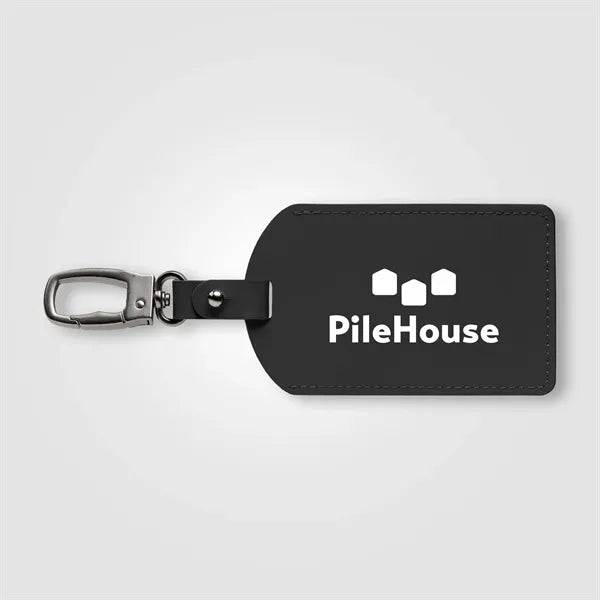 Malmo Recycled Plastic Metal Carabiner Luggage Tag