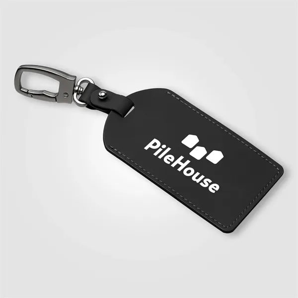 Malmo Recycled Plastic Metal Carabiner Luggage Tag