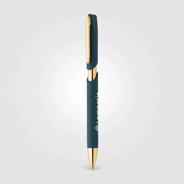 Aurelia Recycled Plastic Gold Trim Pen - Pad Print