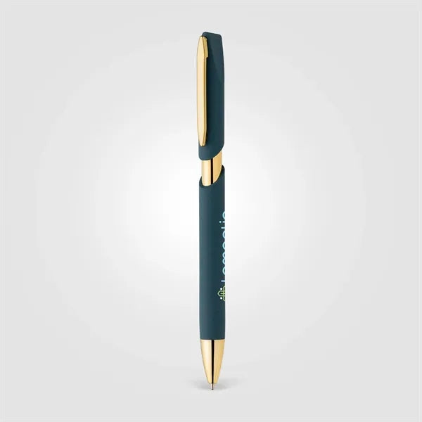 Aurelia Recycled Plastic Gold Trim Pen - Full-Color Inkjet