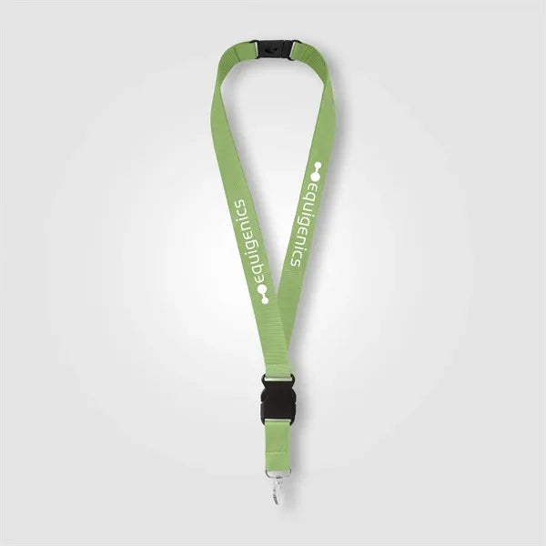 Jex rPET Breakaway Buckle Lanyard - 21.65" x 1" - Silkscreen