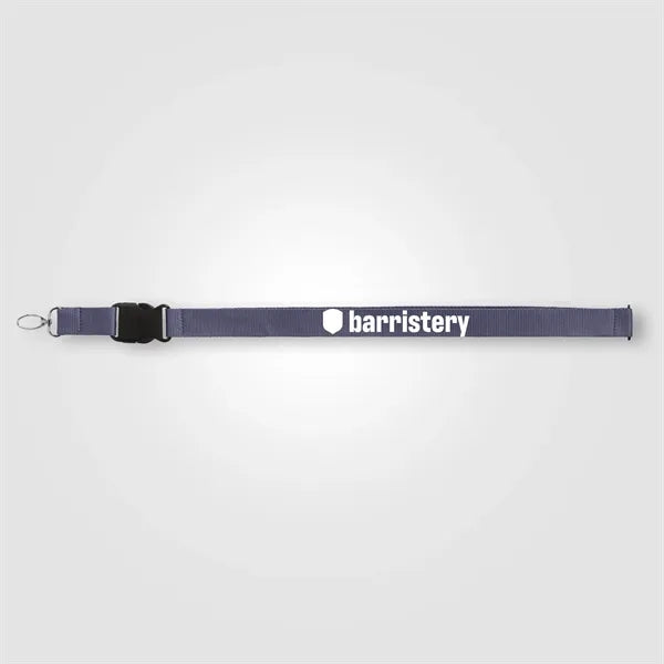 Jex rPET Breakaway Buckle Lanyard - 21.65" x 1" - Silkscreen