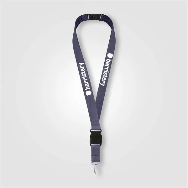 Jex rPET Breakaway Buckle Lanyard - 21.65" x 1" - Silkscreen