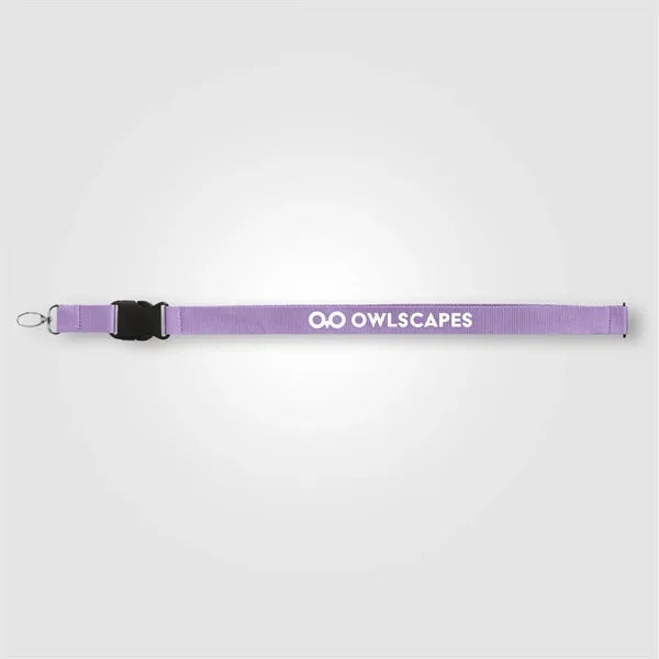 Jex rPET Breakaway Buckle Lanyard - 21.65" x 1" - Silkscreen