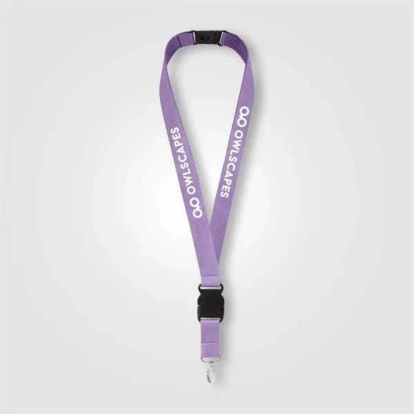 Jex rPET Breakaway Buckle Lanyard - 21.65" x 1" - Silkscreen