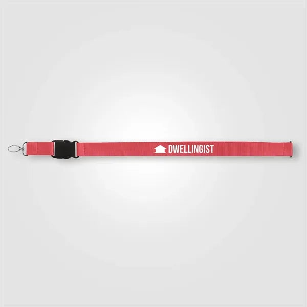 Jex rPET Breakaway Buckle Lanyard - 21.65" x 1" - Silkscreen