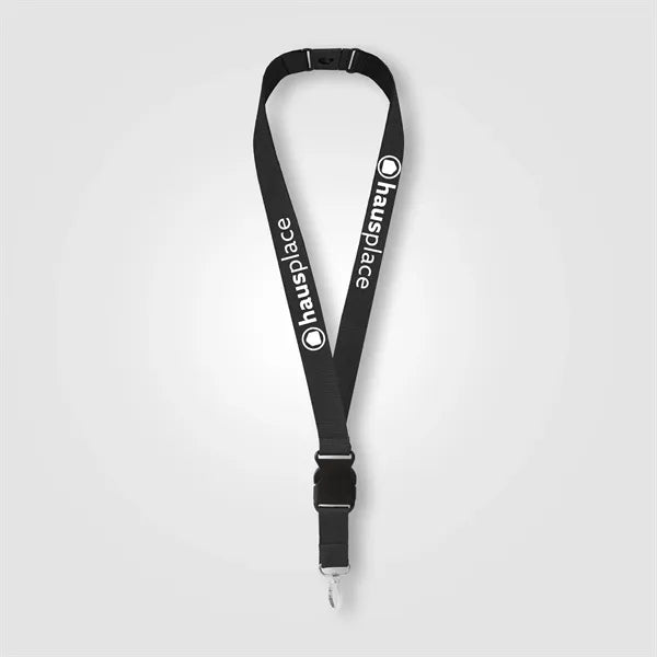 Jex rPET Breakaway Buckle Lanyard - 21.65" x 1" - Silkscreen