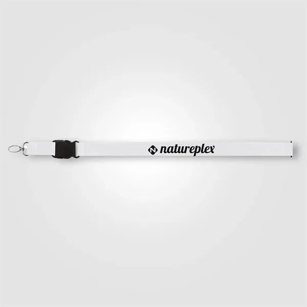 Jex rPET Breakaway Buckle Lanyard - 21.65" x 1" - Silkscreen
