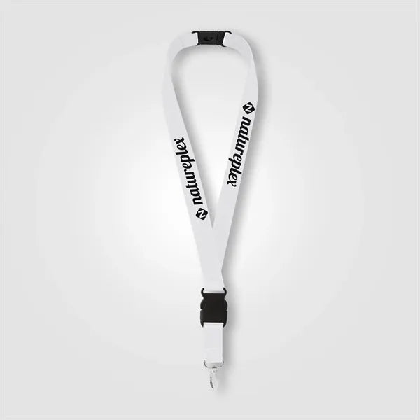 Jex rPET Breakaway Buckle Lanyard - 21.65" x 1" - Silkscreen