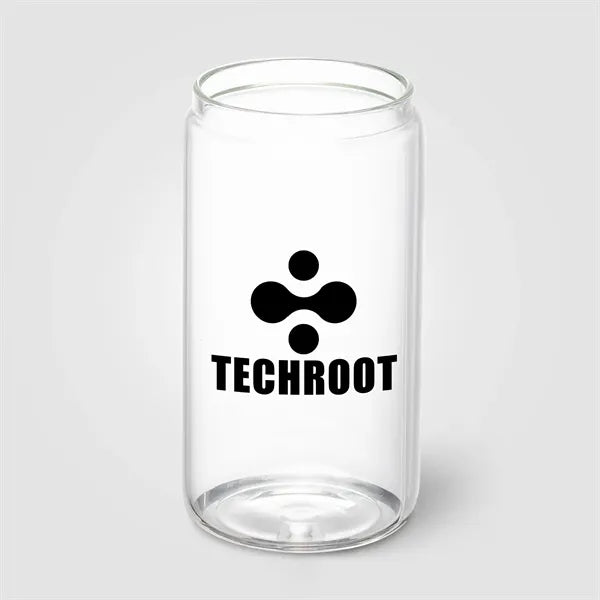 Cadiz Glass Bamboo Lid Tumbler - 17 oz. - Silkscreen