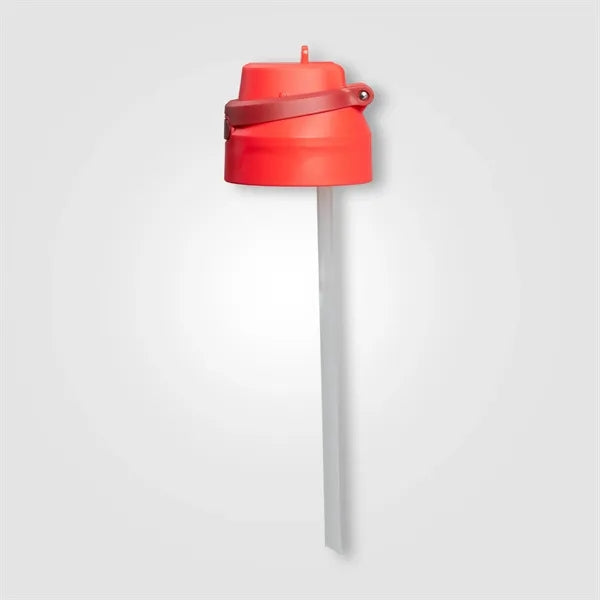 Lynk rPET Flip-Straw Single Wall Bottle - 28 oz.