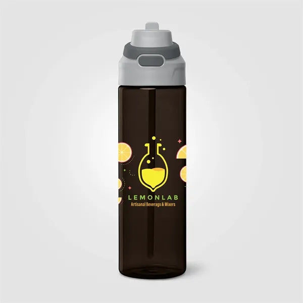Lynk rPET Flip-Straw Single Wall Bottle - 28 oz. - ColorJet