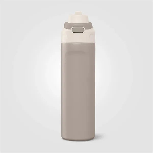 Lynk Stainless Steel Flip-Straw Bottle - 23 oz. - Silkscreen
