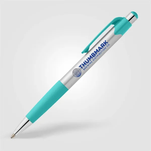 Smoothy Recycled Plastic Color Grip Pen - Full-Color Inkjet