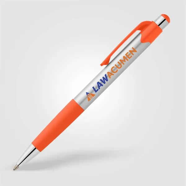 Smoothy Recycled Plastic Color Grip Pen - Full-Color Inkjet